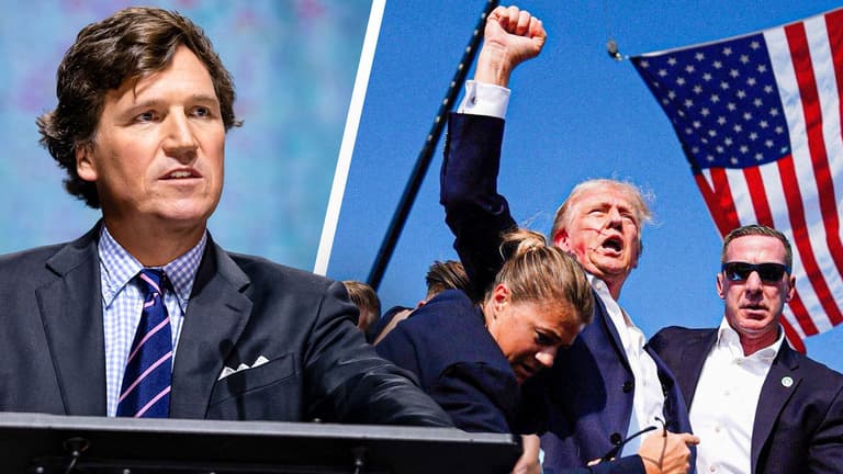 Tucker Responds to Trump Assassination Attempt and JD Vance for VP show image