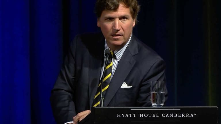 Tucker Carlson Responds to Julian Assange’s Release During Australia Speech show image